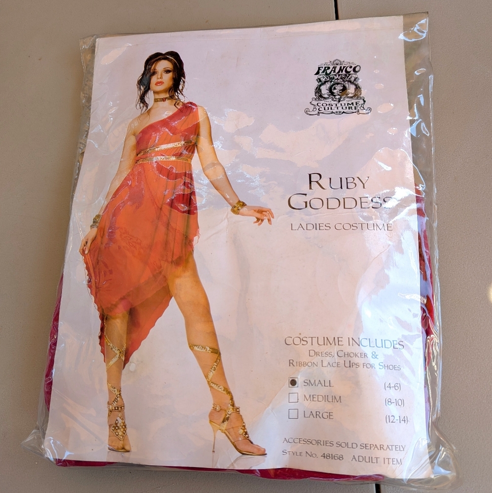 Ruby Goddess Ladies Costume